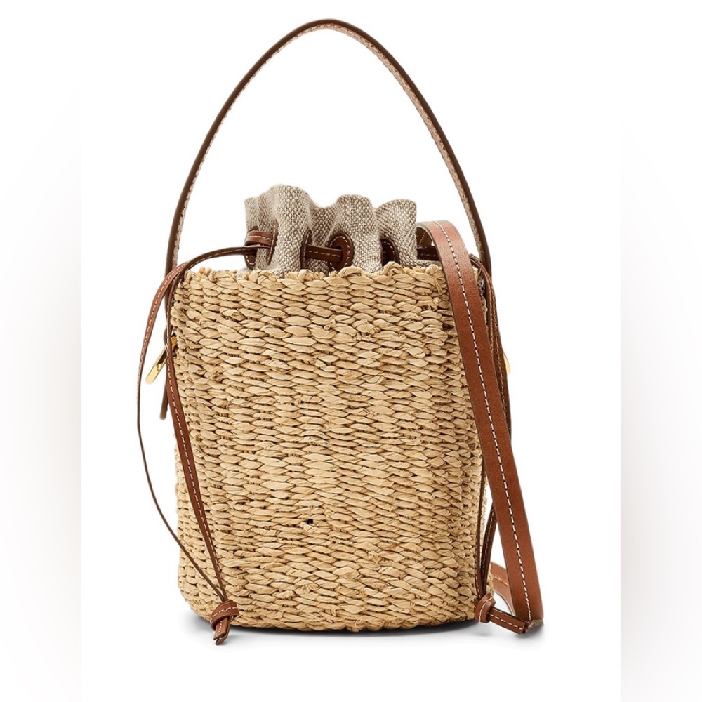 Madewell mini straw basket bag